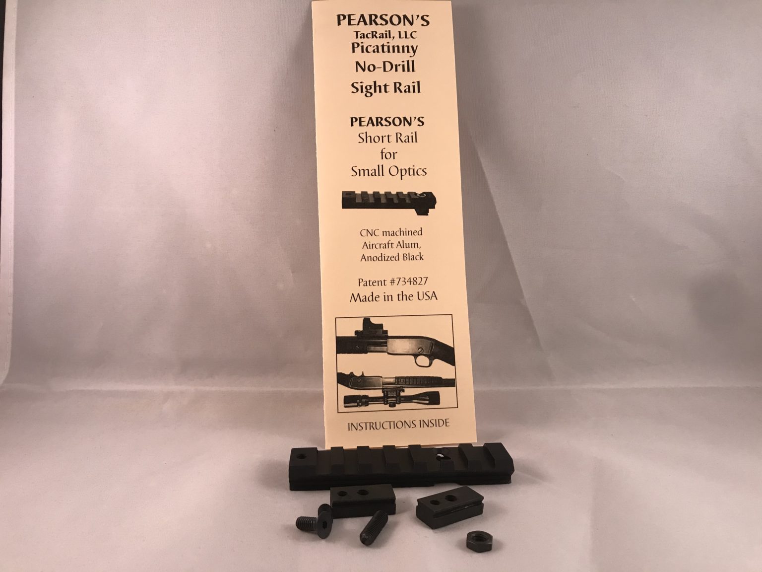 Purchase Universal NoDrill Scope/Optic Rail Mount PEARSONS TACRAIL