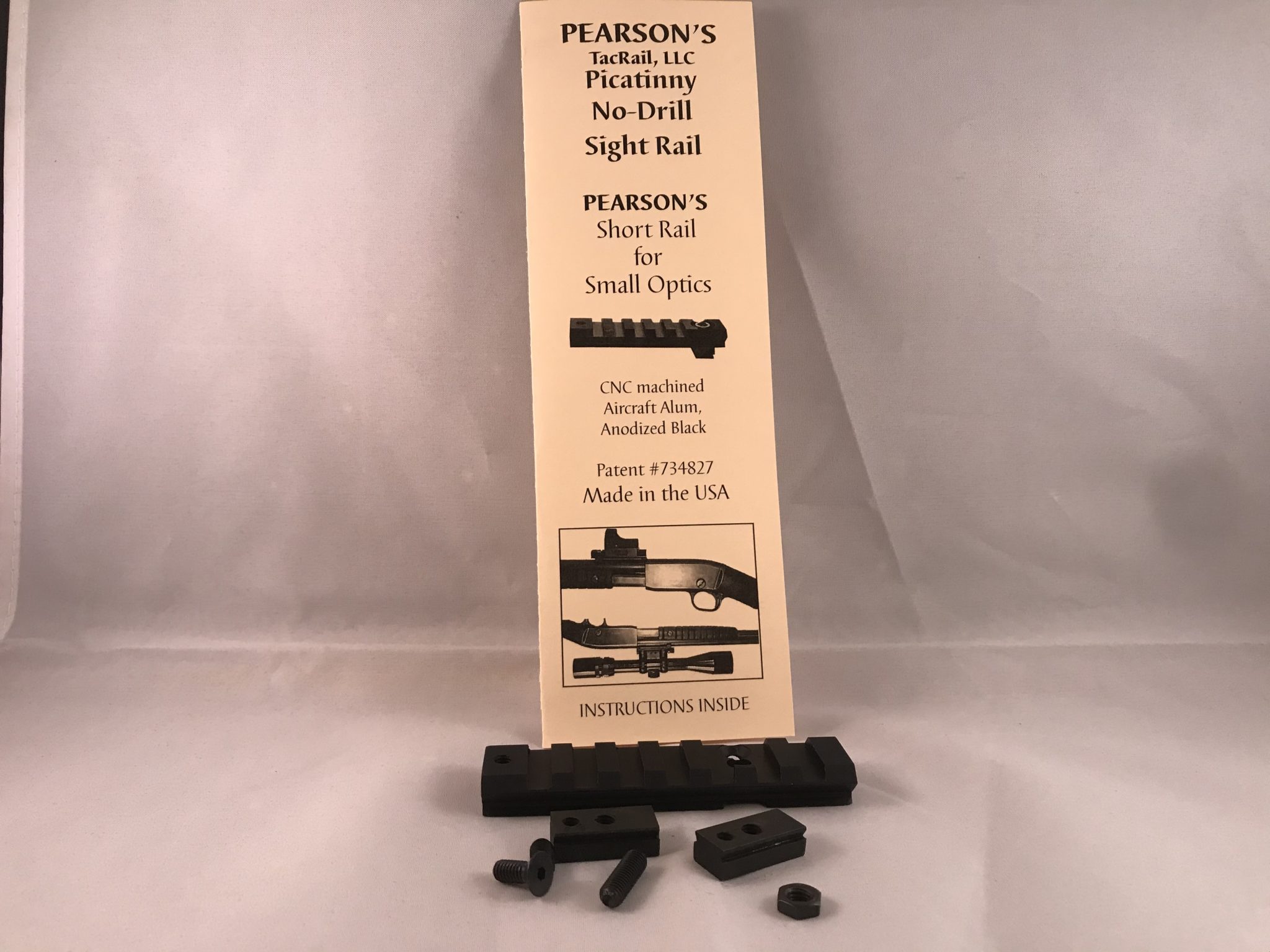Purchase Universal NoDrill Scope/Optic Rail Mount PEARSONS TACRAIL